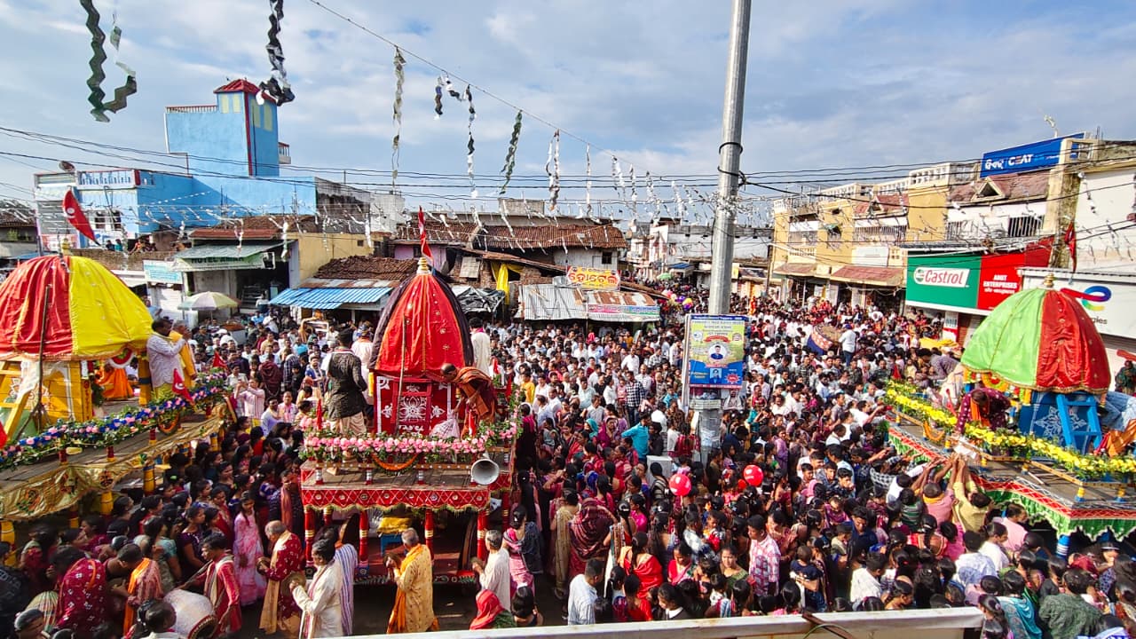 Devotional Fervor Grips Sinapali as Lord Jagannath’s Bahuda Yatra Concludes Peacefully
